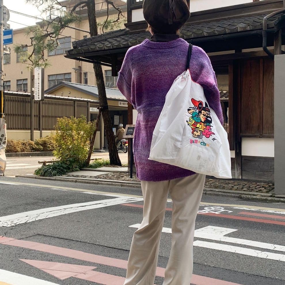 Amazon.co.jp: 体に刺繍が入ってます 日本刺繍エコ布バッグボール