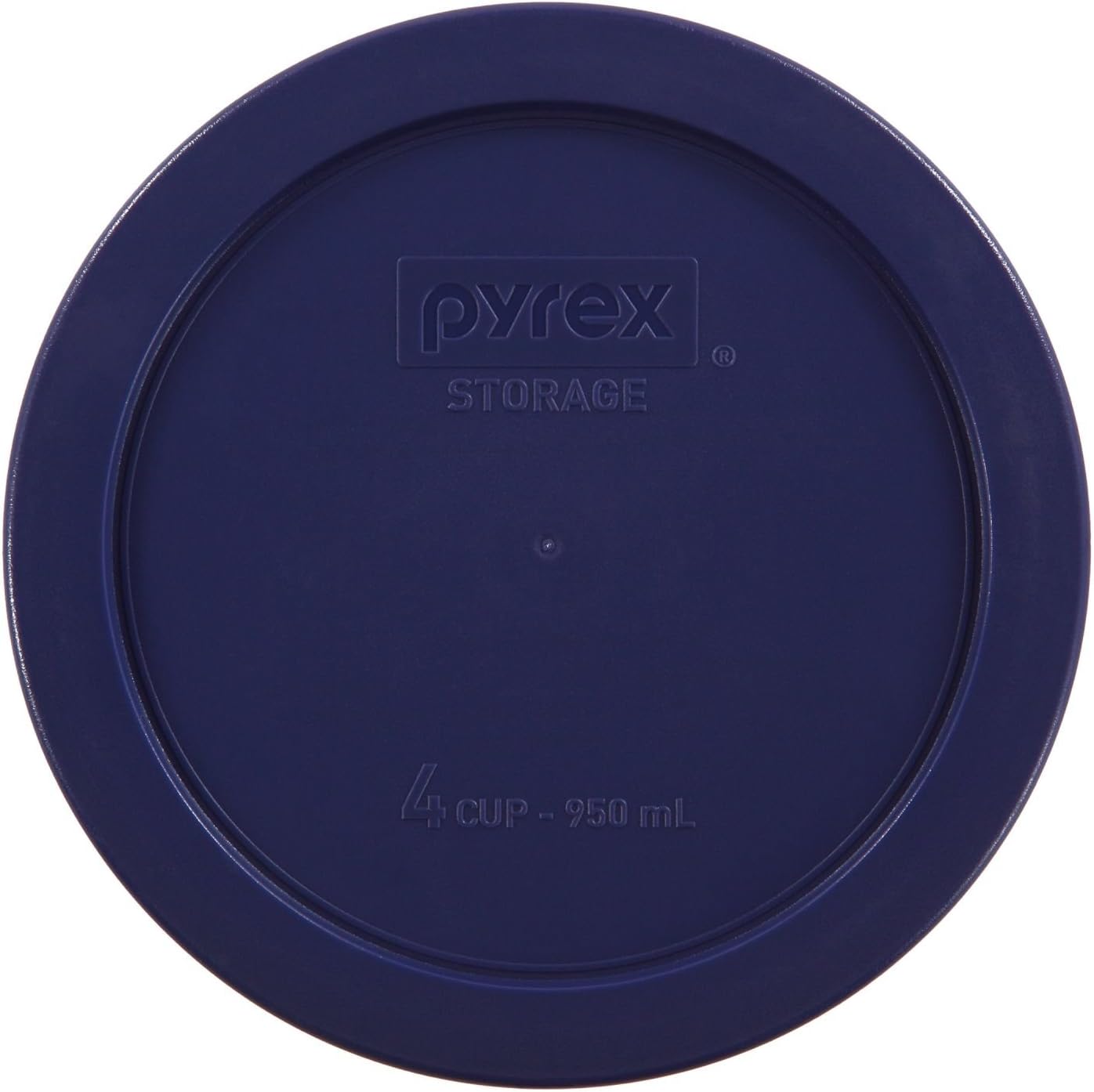 Amazon.co.jp Pyrex Plastic Lid 4 Cup 950 ml Round, Blue Model 7201 by