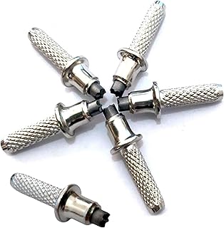 Trekking Pole Tips Replacement Heavy Duty Universal Tungsten Steel End Tip Parts for Walking Poles Stick Climbing Rod Hiking Cane Crutches Mountaineering Travel Ski,6 Pack