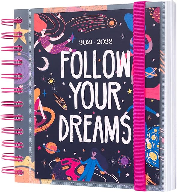 Official Cosmic Girls Academic Diary 2021-2022 Day To Page - 11 Months Mid Year Diary August 2021 - June 2022