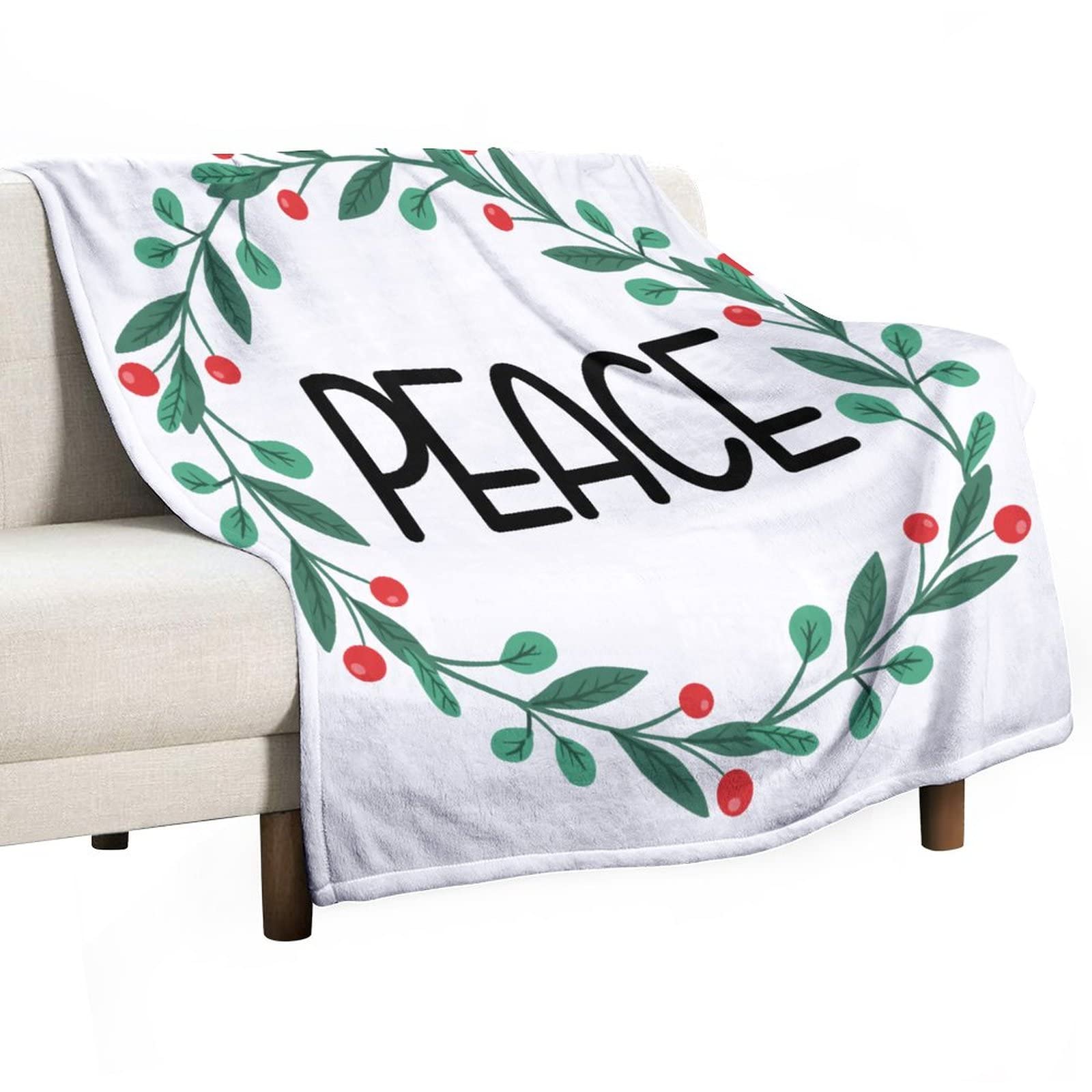 Couverture en flanelle de Noël pour vos soirées cocooning en famille