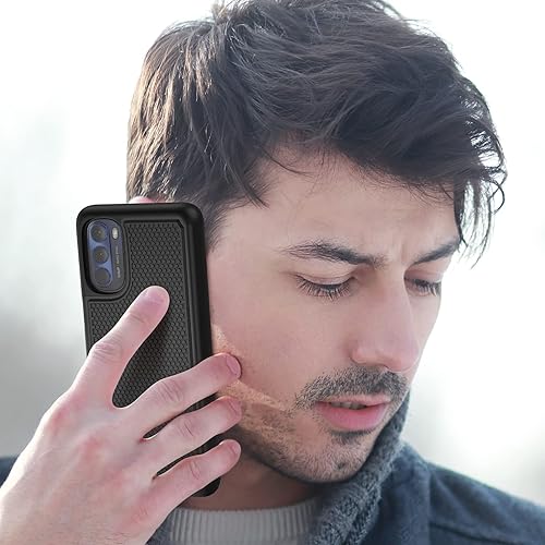Miniatura 8 de BNIUT Funda para Motorola Moto G-Stylus 2022 funda protectora de doble capa resistente para teléfono celular, a prueba de golpes, con parte trasera