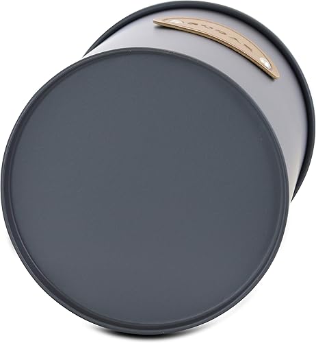 Miniatura 3 de MegaChef Juego de recipientes de 5 piezas para almacenamiento y organización de alimentos de cocina, color gris