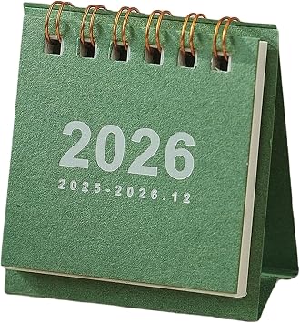 Desk Calendar, Portable Monthly Desk Calendar | Paper Stylish Office Stationery Year Planner for Home School Kids
