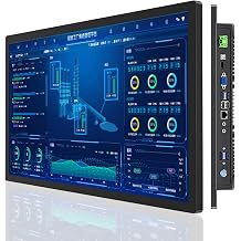 Industrial Embedded Panel PC,10 Point Capacitive Industrial Touch Screen Panel Computer,IP65 All-in-One Computer, Windows 10, for Kiosk,Factory 13.3inch-i3-3217U4GRAM+128GSSD