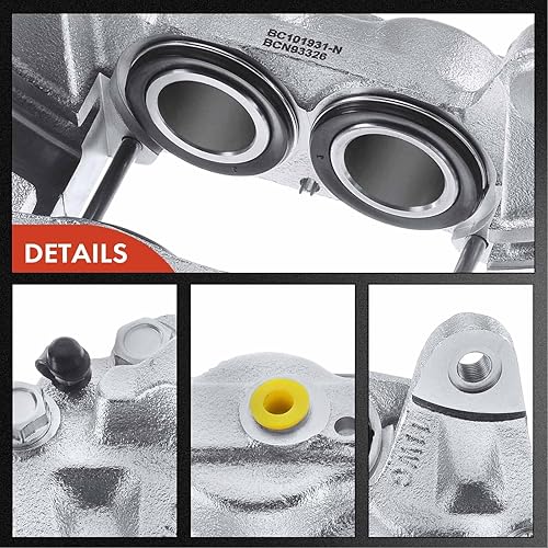 Miniatura 7 de A-Premium Conjunto de pinza de freno de disco compatible con modelos Subaru seleccionados - Impreza WRXWRX TRWRX Limited 2006-2007 2.5L