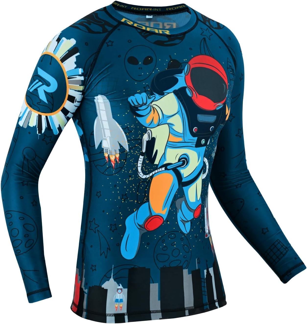 ROAR-INT MMA Rash Guard & BJJ Shorts Set Kids Fight Training Grappling Wear Jiu Jitsu Gi Trunks Outfit Set - Image 2