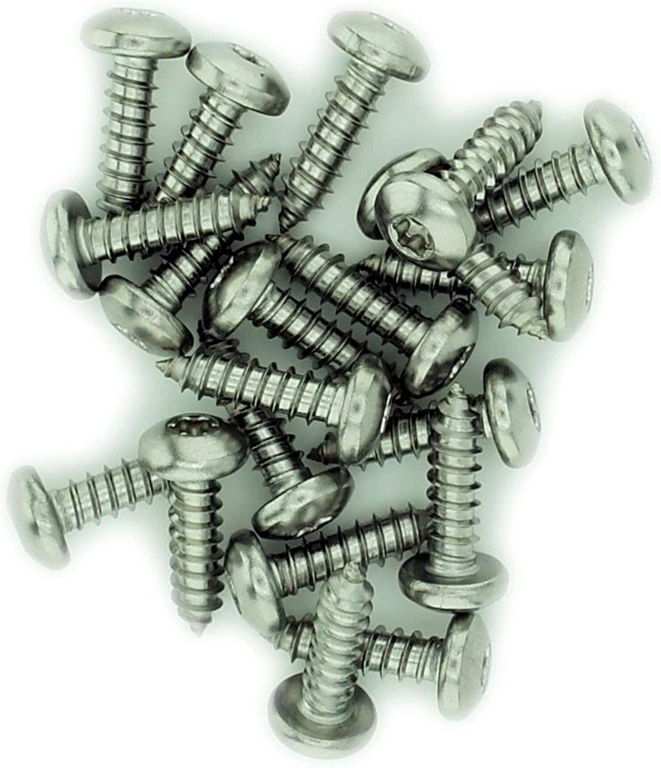 No.7 x 0.75 (3.9mm x 19mm) TX Pan Self-Tapping Screw - Stainless Steel (A2) (Pack of 20), 3.9x19 - A2 (20)