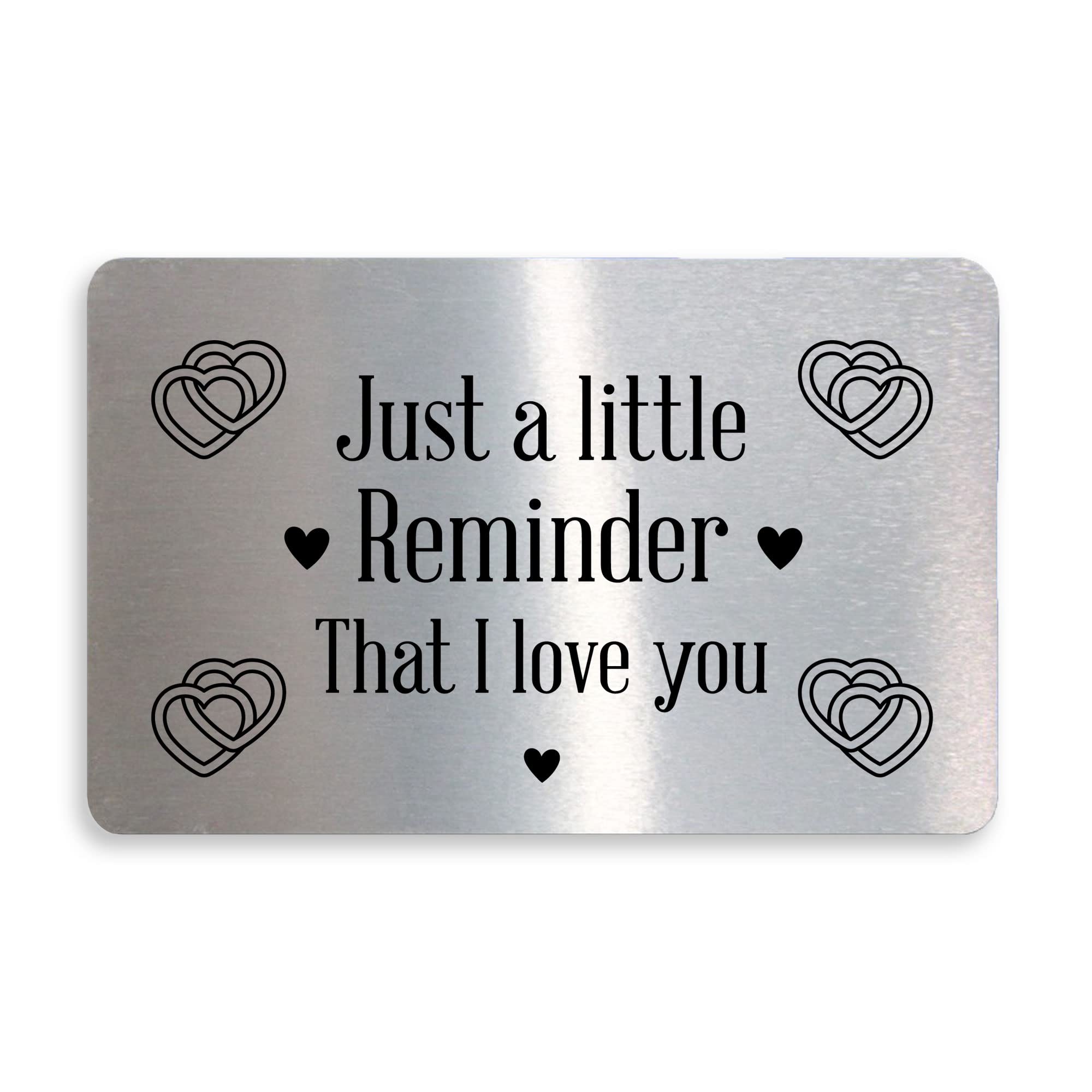 RED OCEAN Just A Little Reminder That I Love You Gift Boyfriend Husband Wife Girlfriend Gift