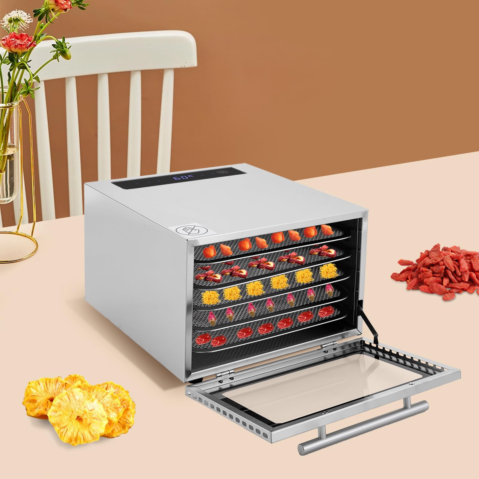 Dehydrator Machine: Stainless Steel Food Dehydrator With