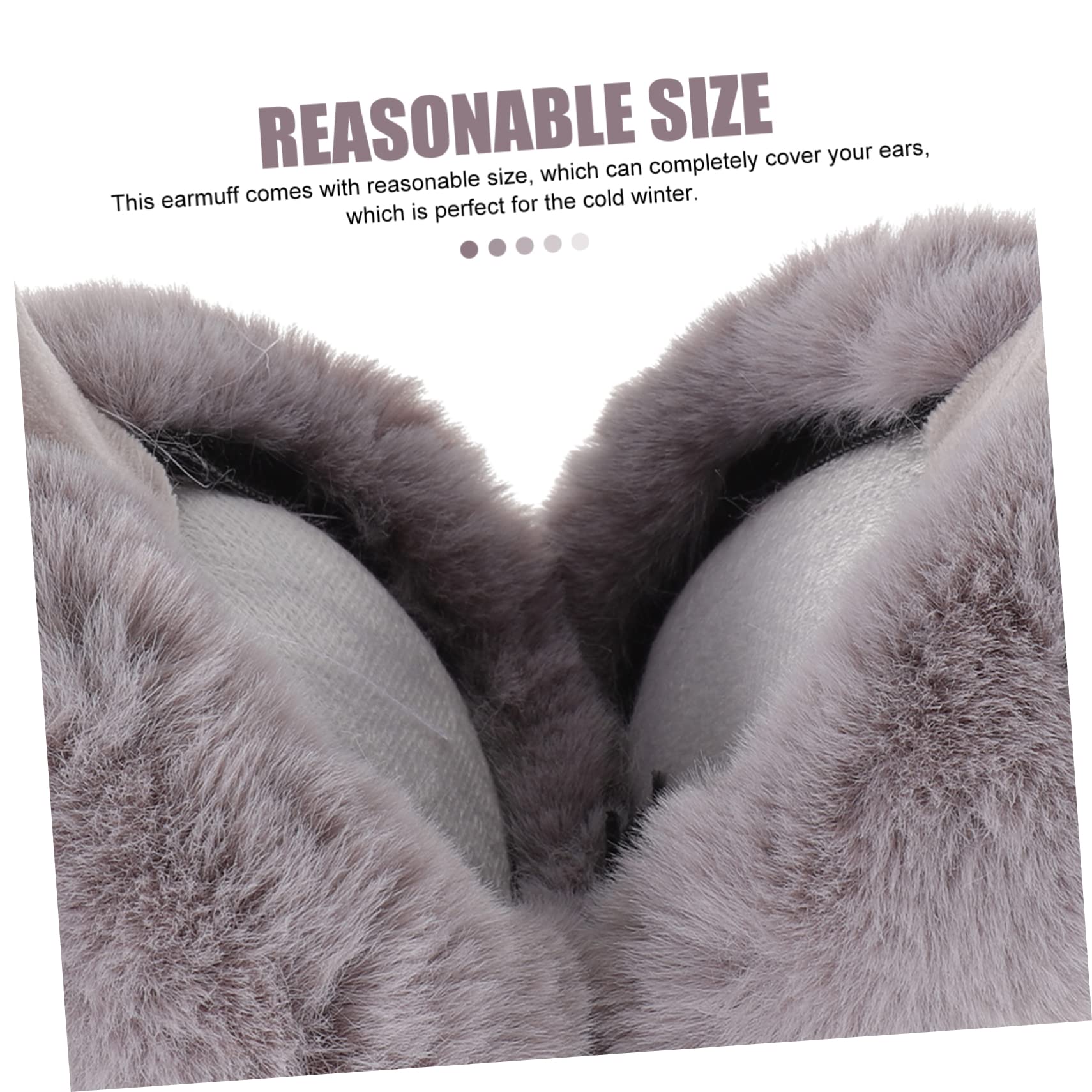 VALICLUD Earmuffs for Women Winter Headband Ear Warmer Plush Ear Muffs Heat Protection Stylish Ear Covers