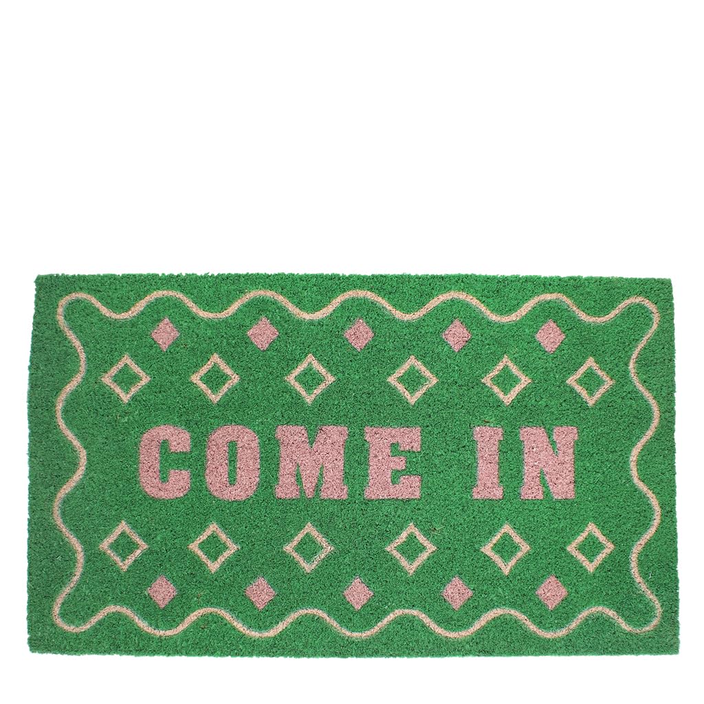 Rex London Door Mat Indoor — Door Matts Indoor Non Slip | Washable Doormat Floor Mat | Small Door Matt for Front Door & Hallway | Pet Mats for Floor | Front Door Decor | Coconut Fibre