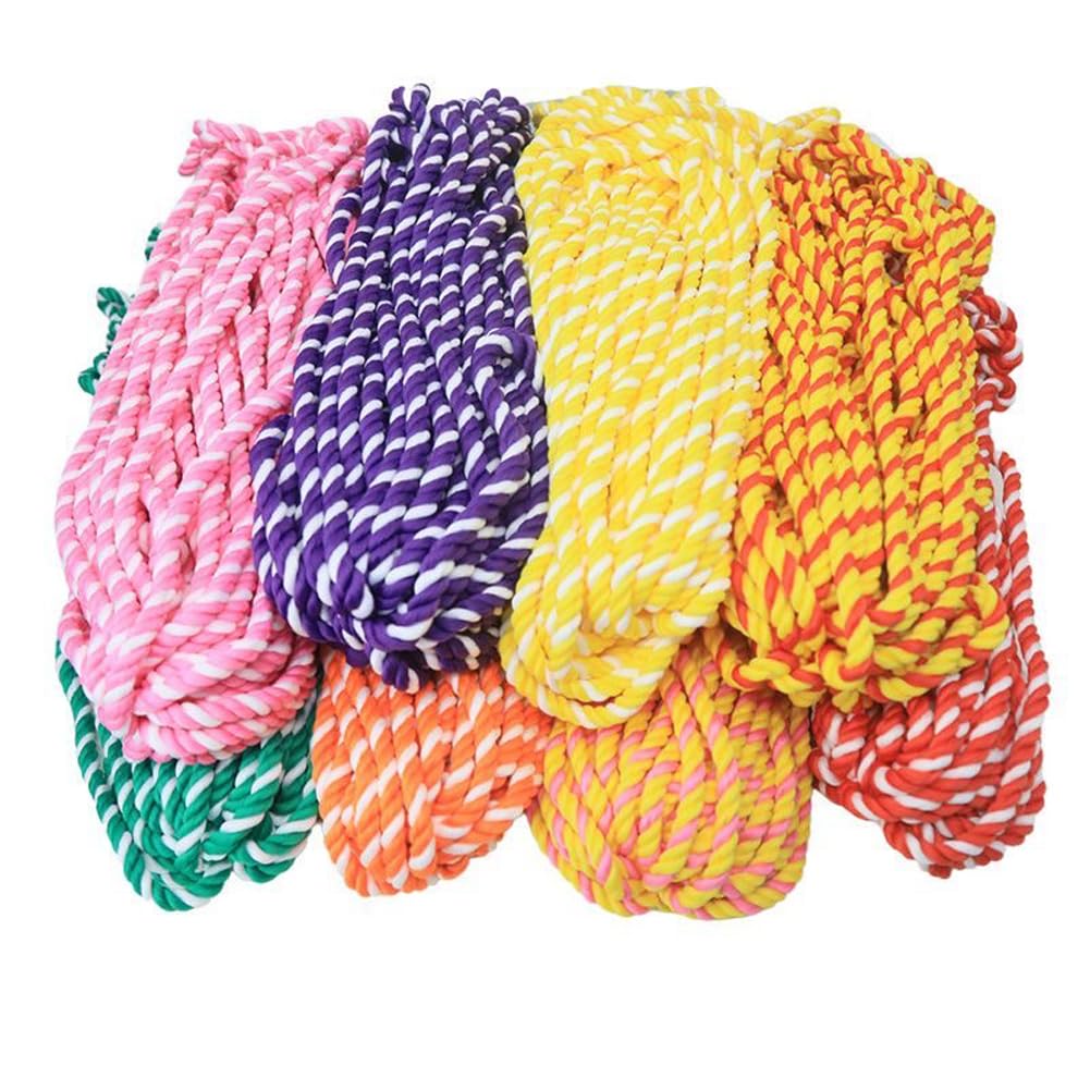Cordón de macramé de algodón natural de 6/8/10 mm para colgar en la pared, bolsa trenzada hecha a mano, atrapasueños, decoración de Navidad (amarillo rosa, 10 mm x 100 m)