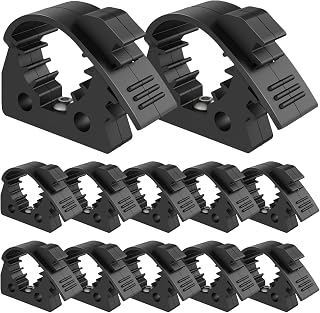 MusixiA Quick Release Rubber Clamp Mount Kit Shovel Holder for Truck Fits 1"~1.5" Diameter Tool Handles for Trucks UTV ATV Offroad 4X4 Parts 12Pcs
