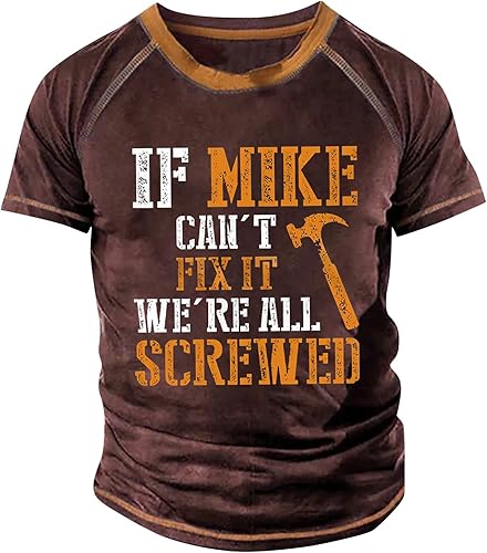 Camisetas elegantes de manga corta para hombre, camisetas de corte clásico, cómodas blusas de cuello redondo de talla grande