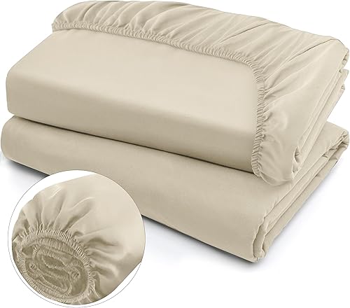 Vista 28 de IR Imperial Rooms Sábana bajera ajustable tamaño King – Sábanas bajeras de 16 pulgadas de profundidad de 16 pulgadas de microfibra suave premium