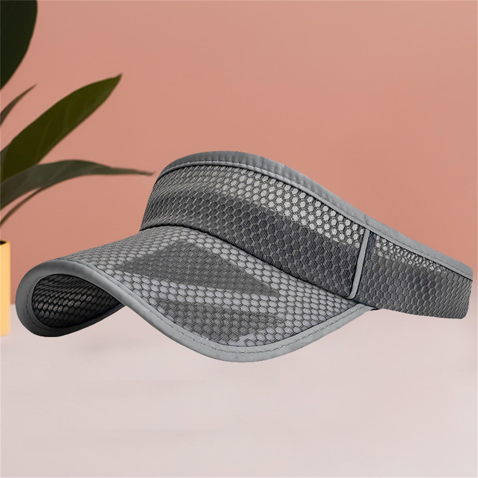 Generico Costume per Visiera Parasole Strutturata, Leggero, Ideale per Sport, Corsa e Tennis, da Donna. Cappelli di Marca