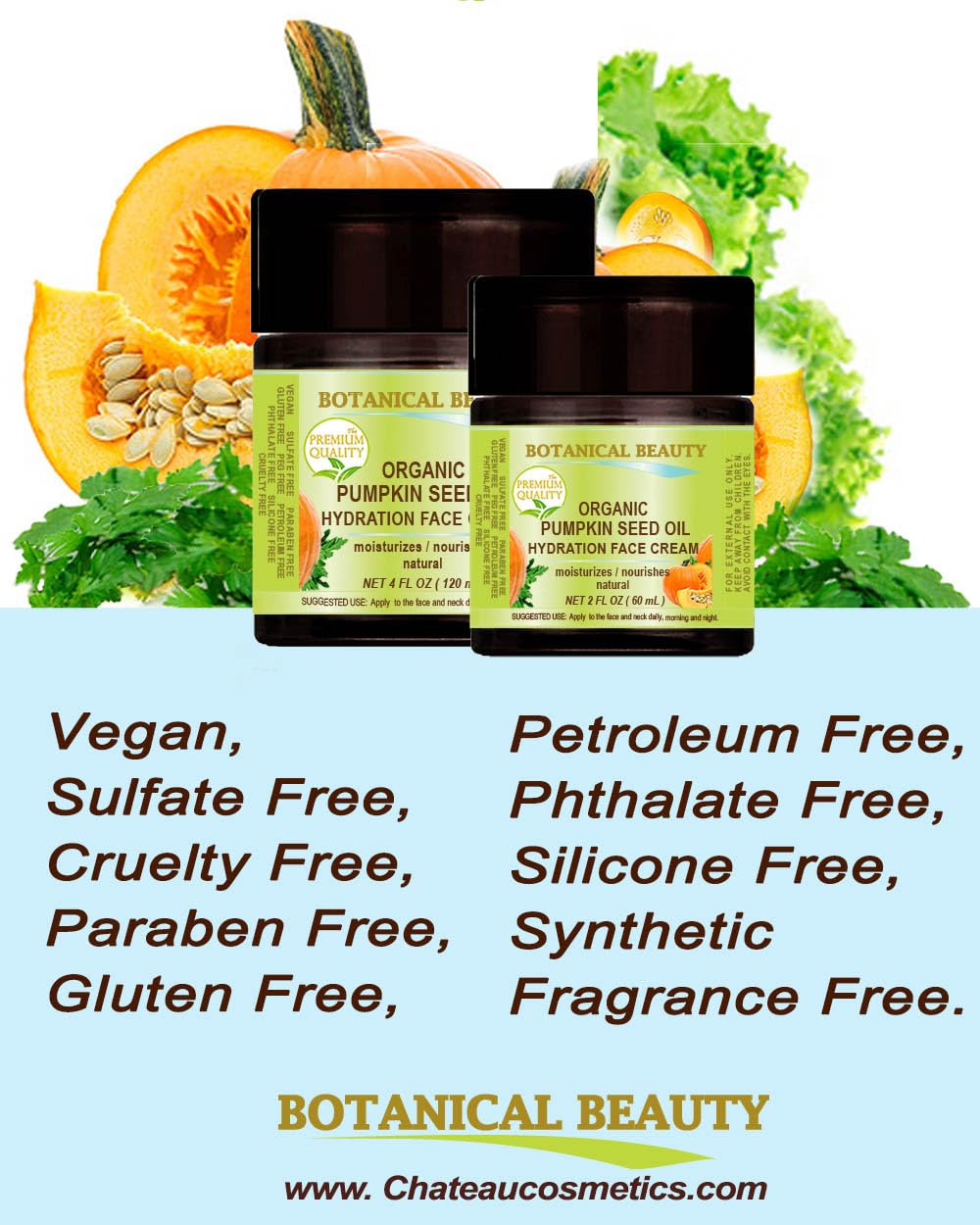 Amazon.com: ORGANIC PUMPKIN SEED OIL HYDRATION FACE CREAM. For