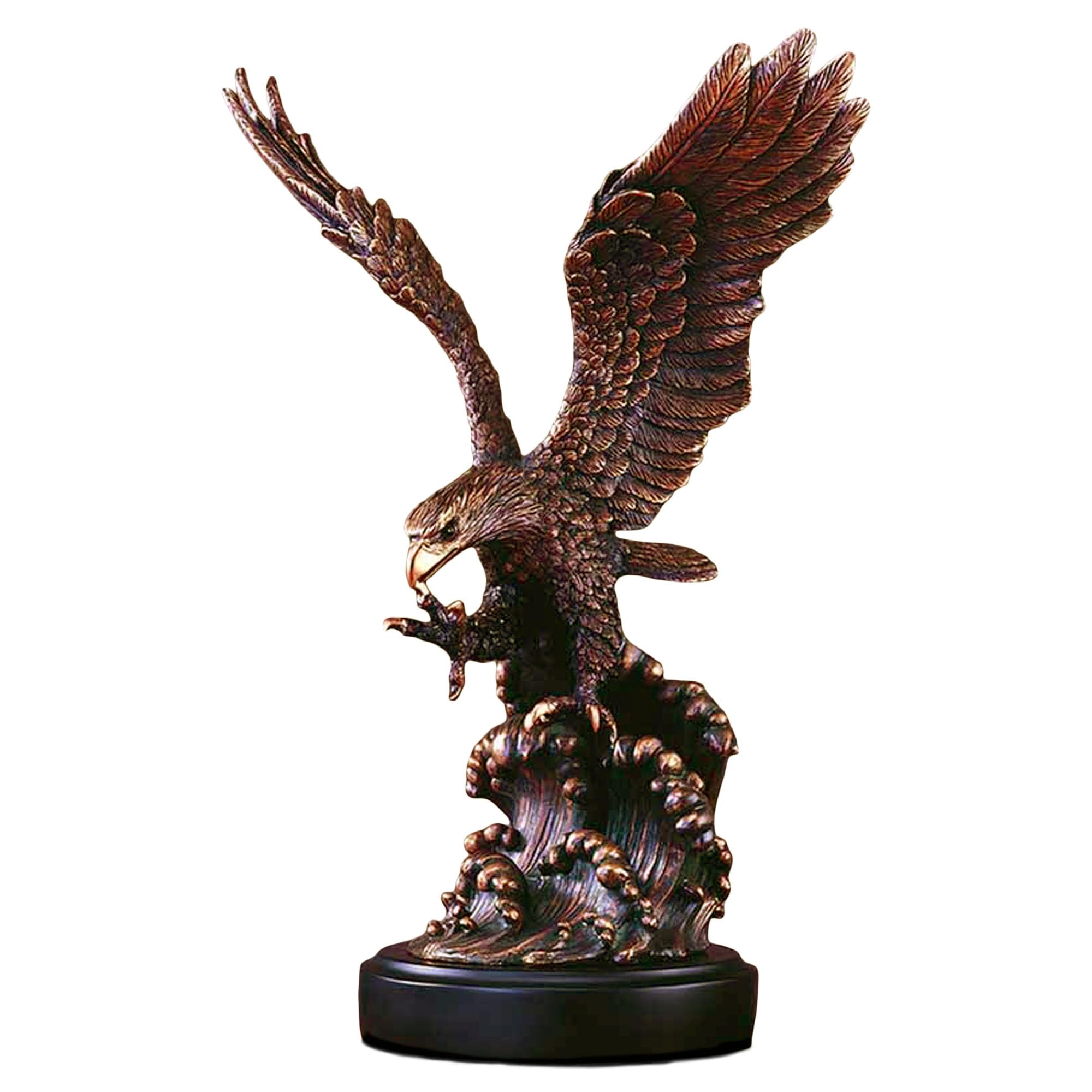 F51111 Eagle Bronze Plated Resin Sculpture
