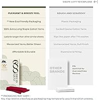 Vista 66 de MAYFAIR LINEN Twin XL Fitted Sheet Only - 100% Egyptian Cotton 600 Thread Count 16" Deep Pocket Fitted Sheet Twin XL, Cooling Sateen Elastic Bottom