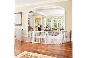 Toddleroo by North States Superyard 6 Panel Baby Play Yard for Kids and Pets