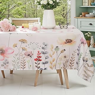 Honellaty Spring Tablecloth Rectangle...