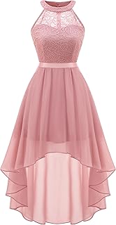 Wedtrend Women's Formal Dresses Halter Bridesmaid Dresses Cocktail Dress High Low Prom Dress
