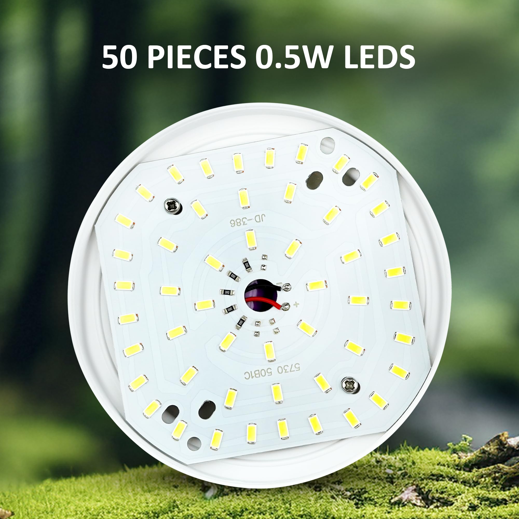 Lot de 4 lampes de camping portables extra lumineuses USB rechargeables 4800 mAh pour la maison
