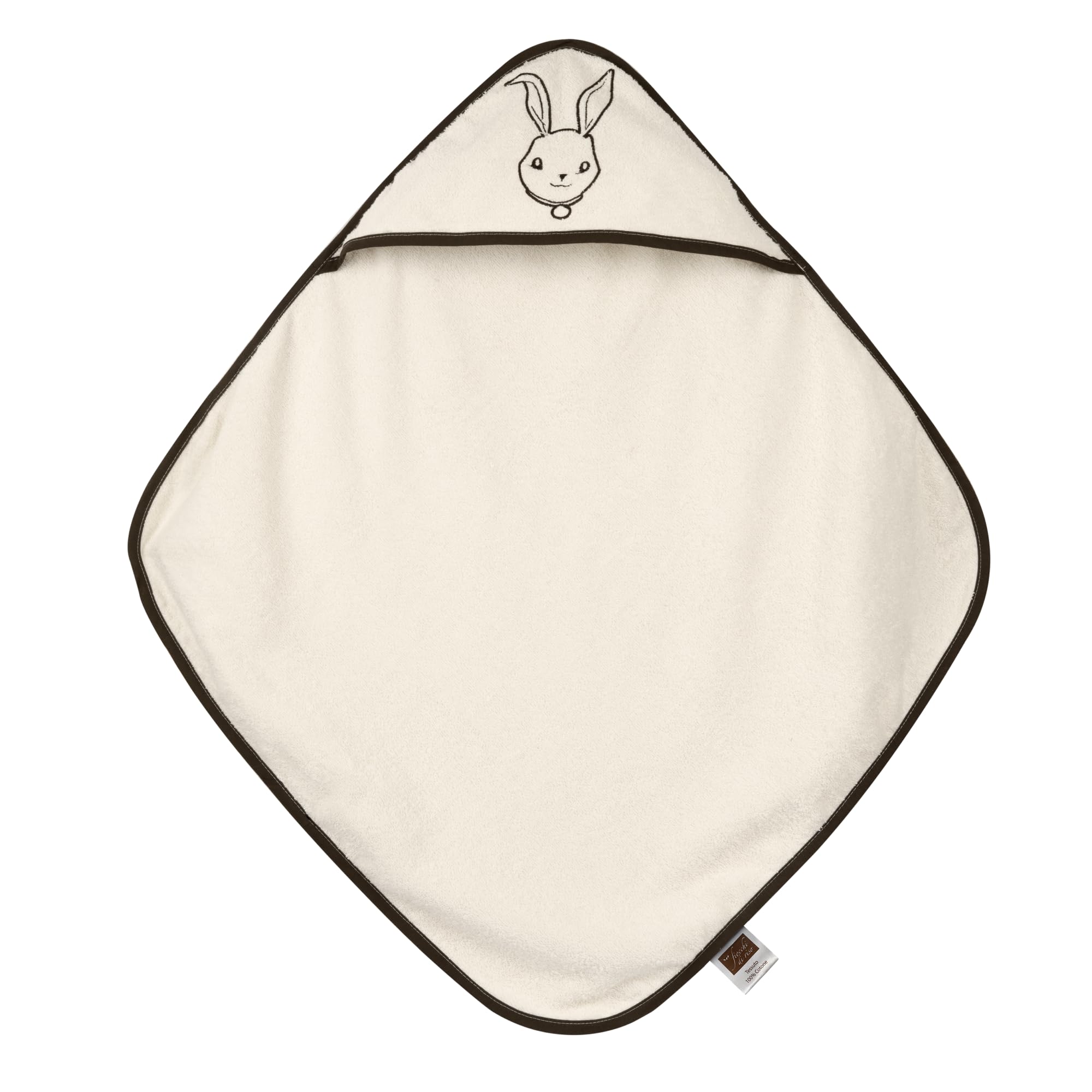 Fiocchi di Riso - COFANETTO BAGNETTO COI FIOCCHI - Kit per un bagnetto coi fiocchi - Detergente Corpo e Capelli Talco, Crema Fluida Corpo, Accappatoio - IDEA REGALO