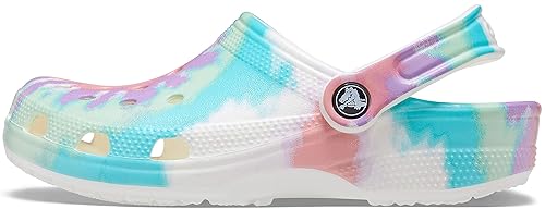crocs adult classic tie dye pastel clogs