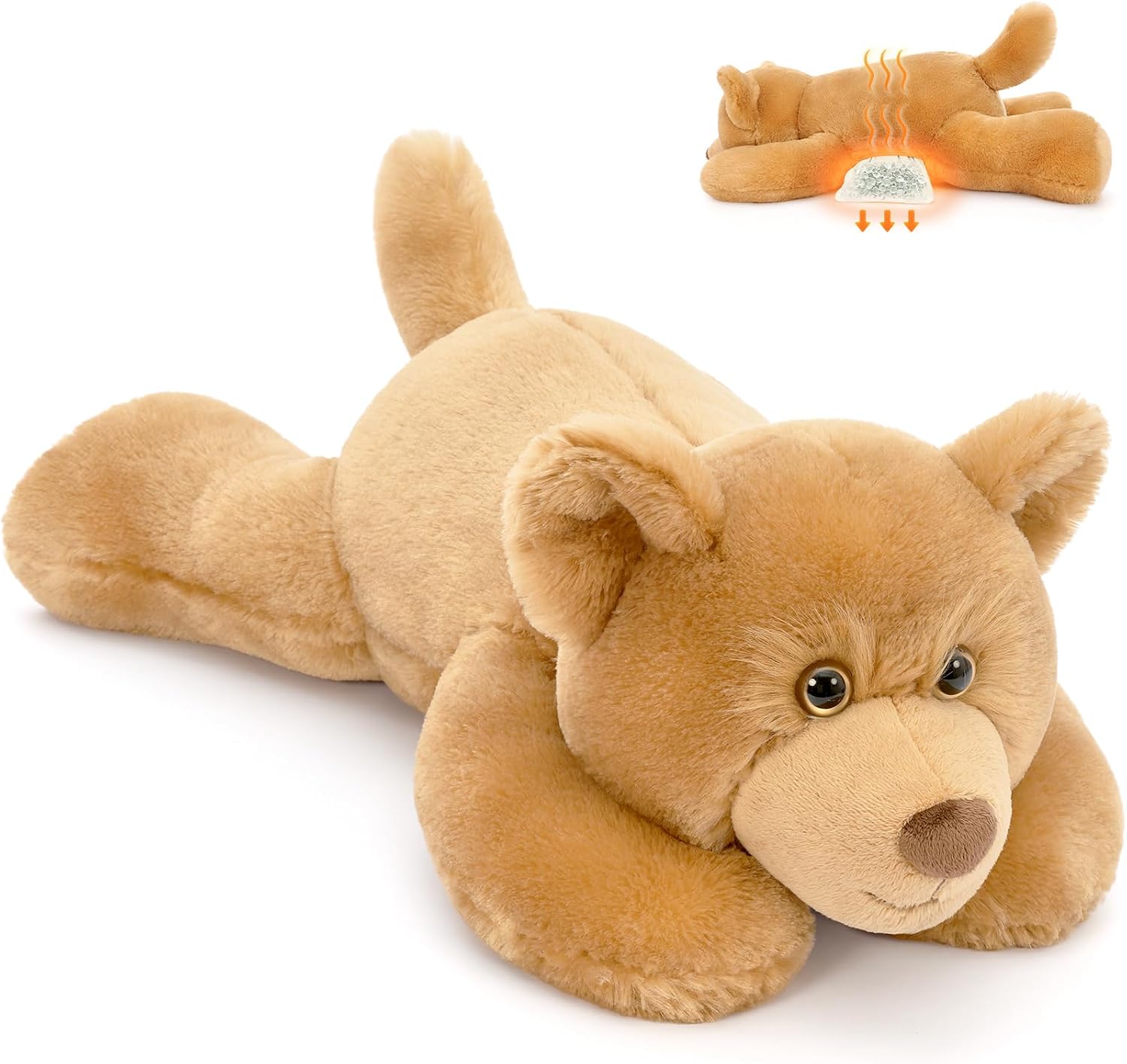 MorisMos Weighted Bear Heated Stuffed Animal Bear Plush