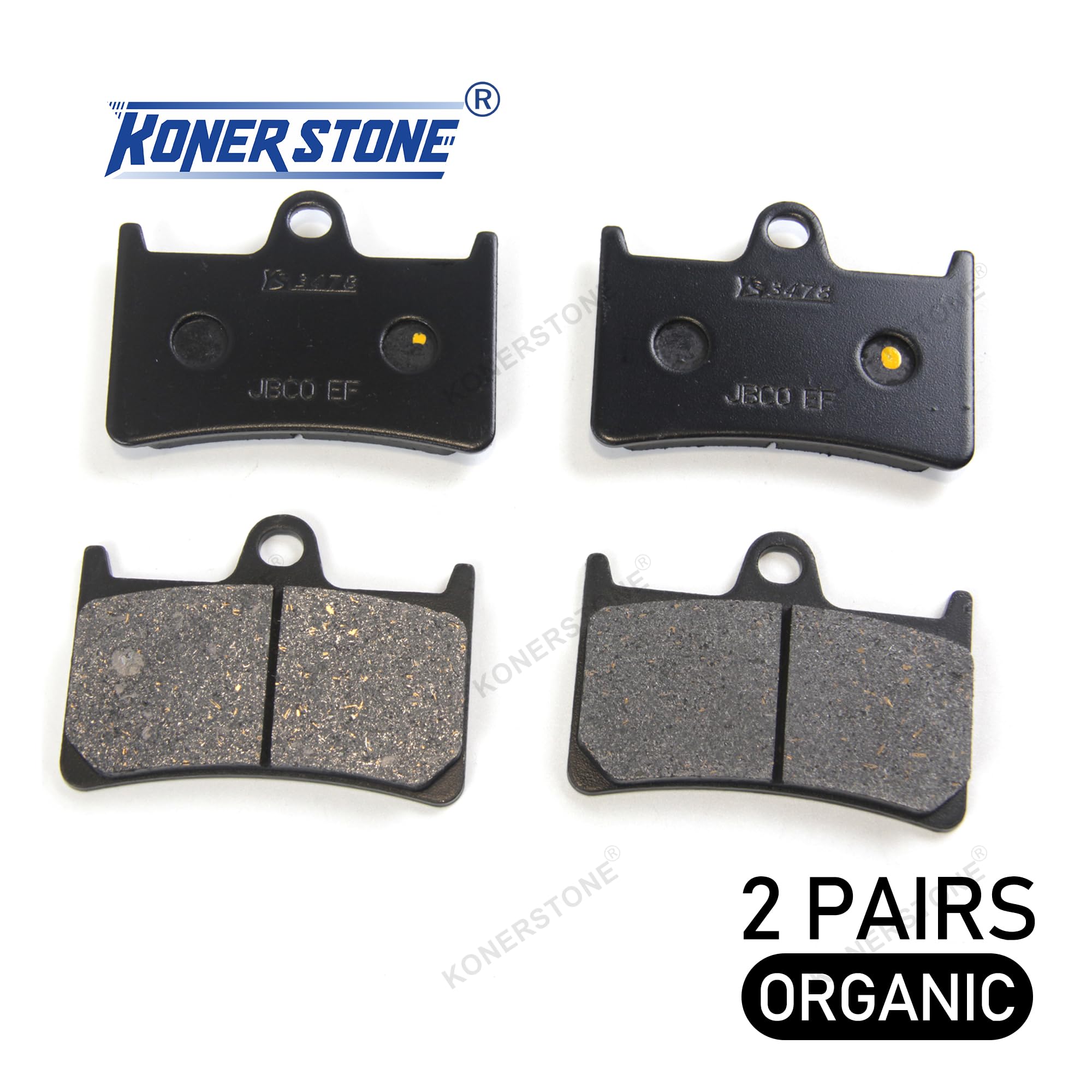 Arashi Kit dischi e pastiglie per freni anteriori per Ya.ma.ha MT-09 2014-2015 MT09 ABS/MT-09 Tracer ABS 2015 Accessori di ricambio Nero