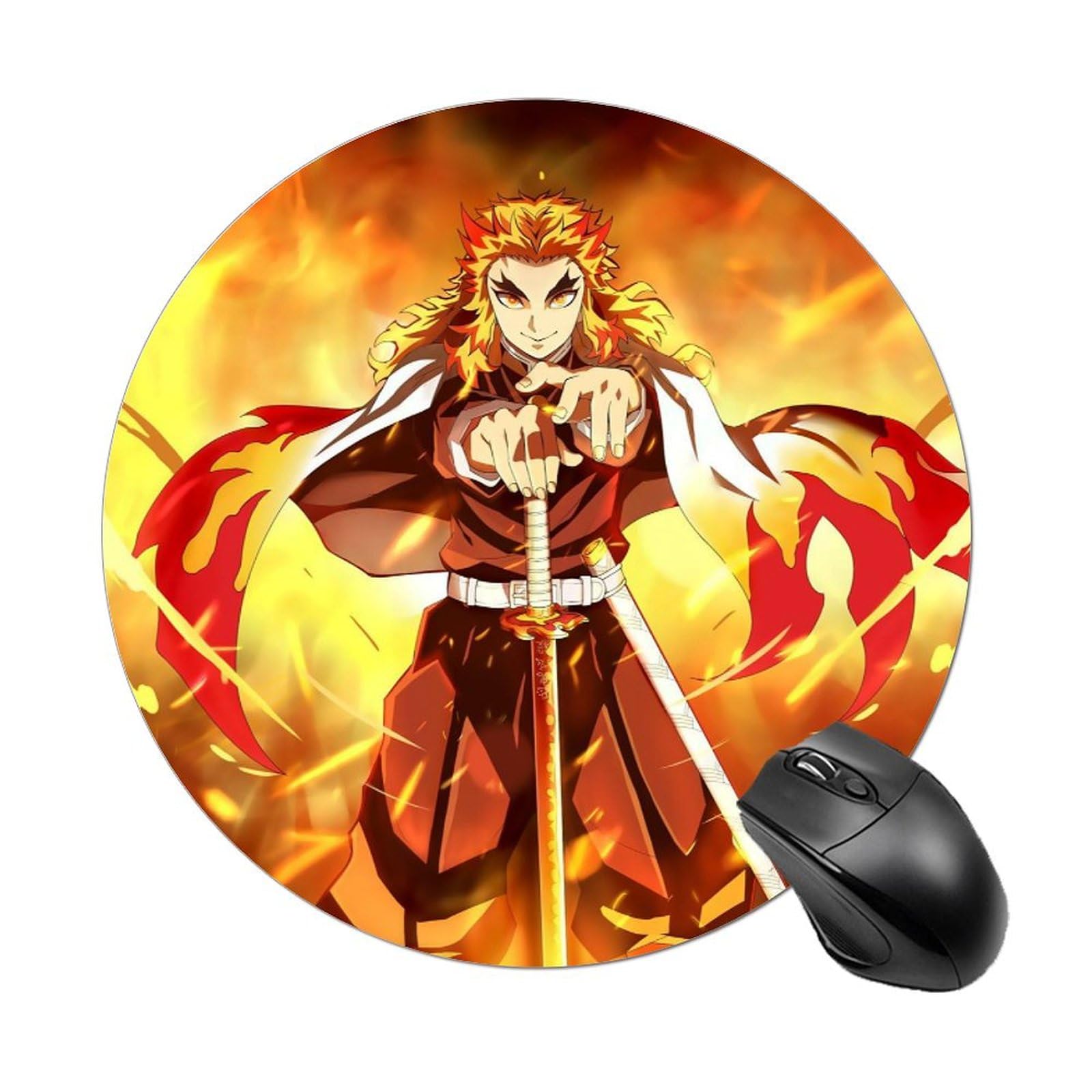 新品，定番人気 鬼滅の刃 煉獄杏寿郎 マウスパッド