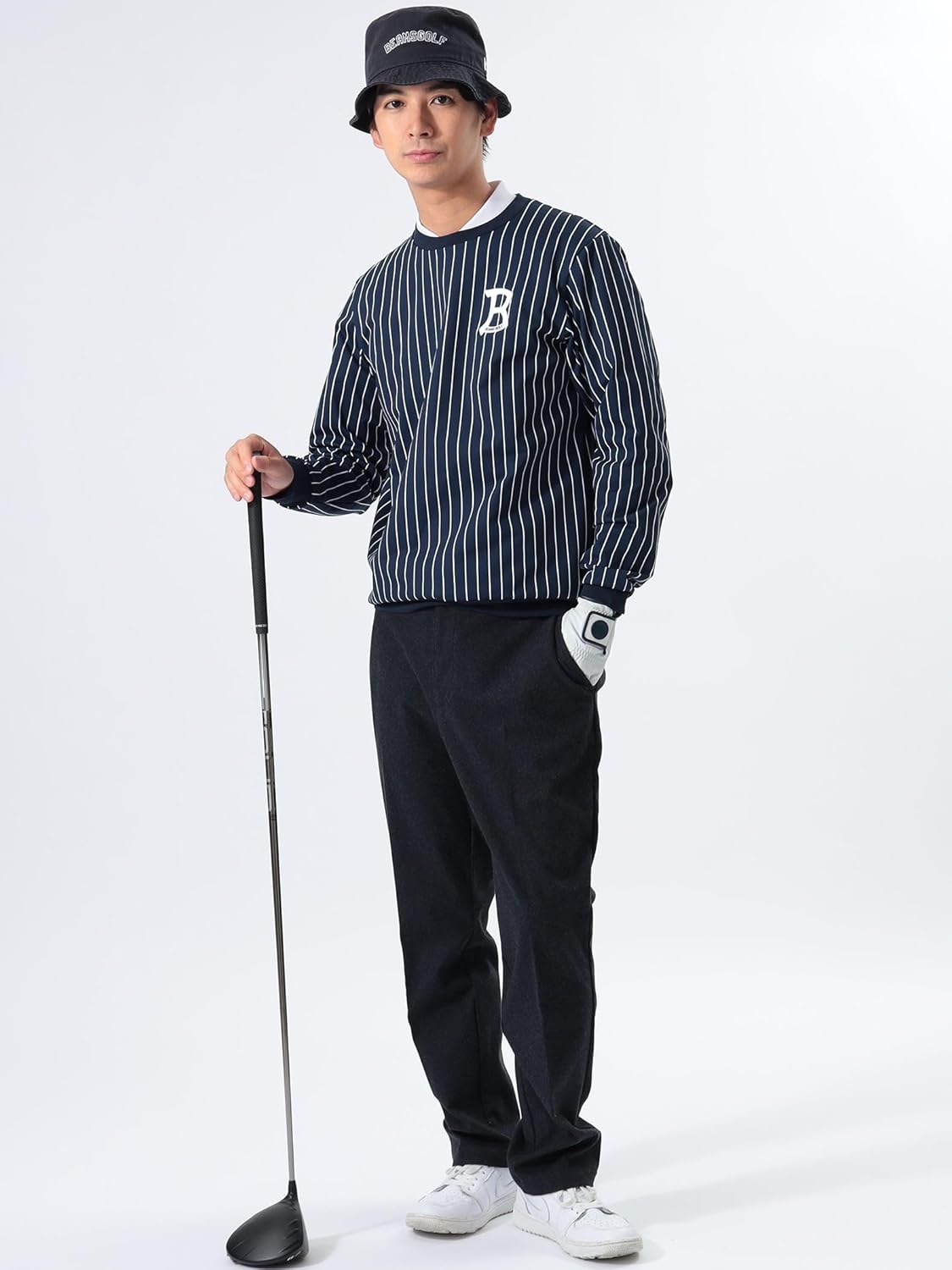 良い BEAMS GOLFビームス ゴルフスウェット プラクティス プルオーバー