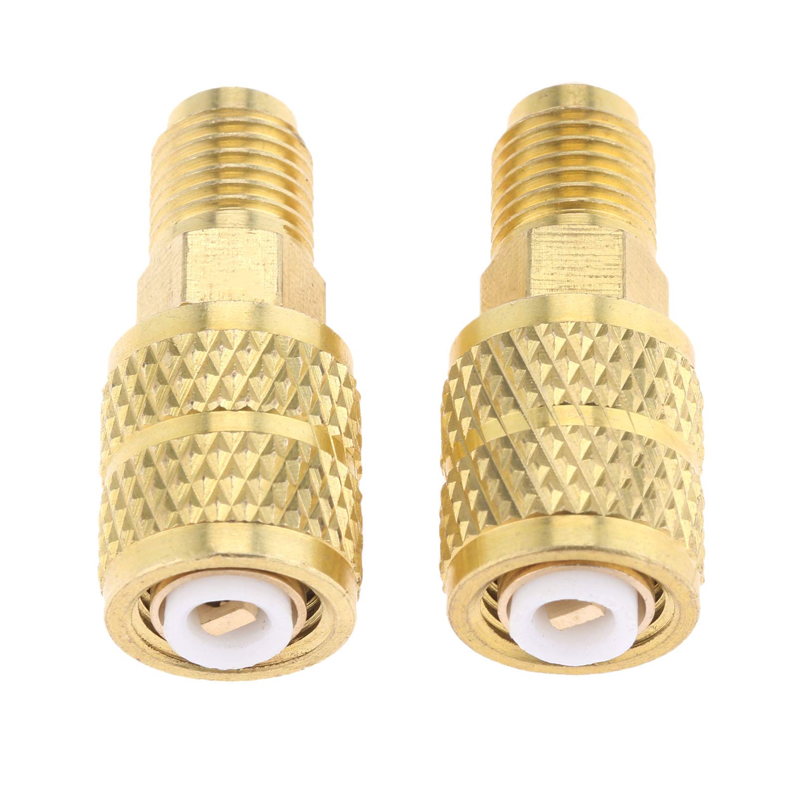 Buy gohantee 2 Pcs R410A Female Adapter, 1/4 SAE Male to 5/16 Female