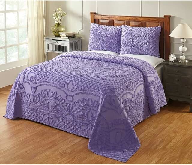 chenille bedspreads queen size