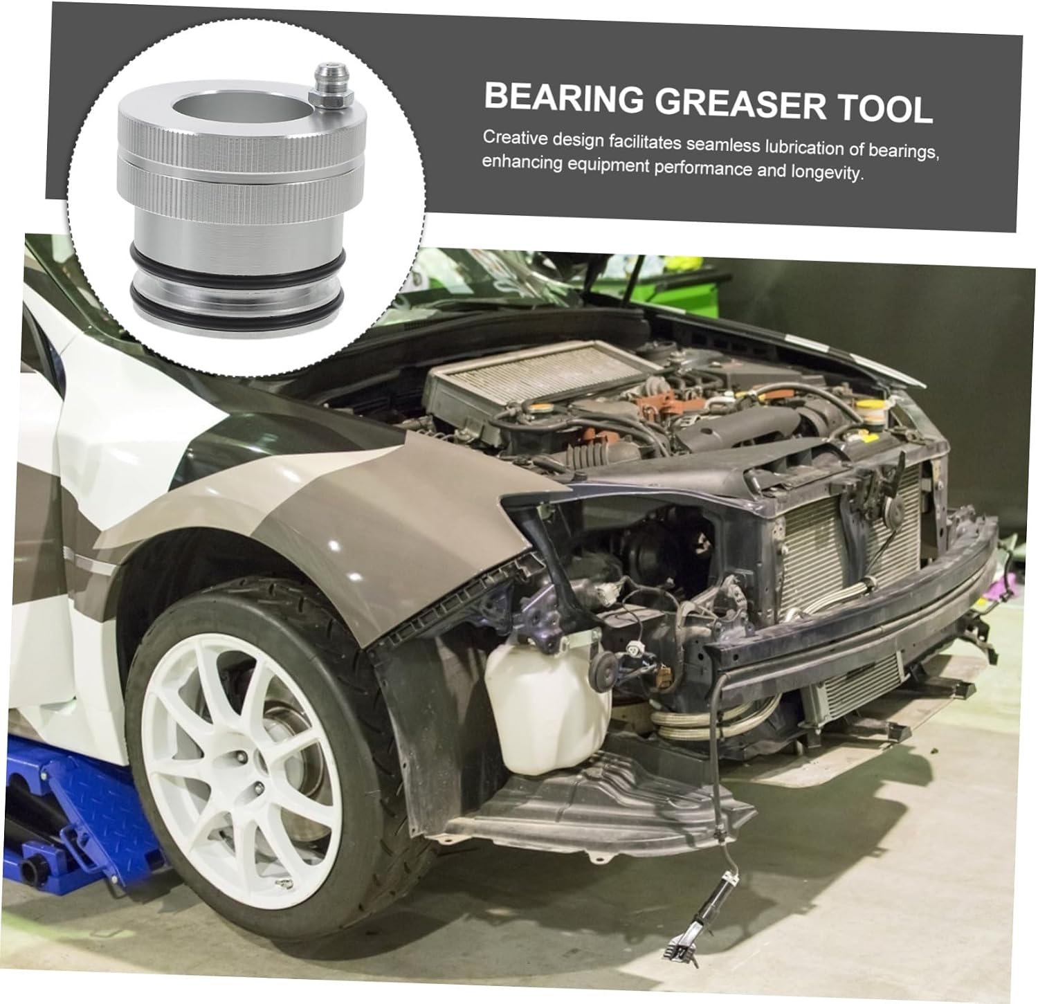 Aluminum Alloy Wheel Bearing Lubricator Bearing Greaser Tool Ergonomic Handle for Easy Greasing