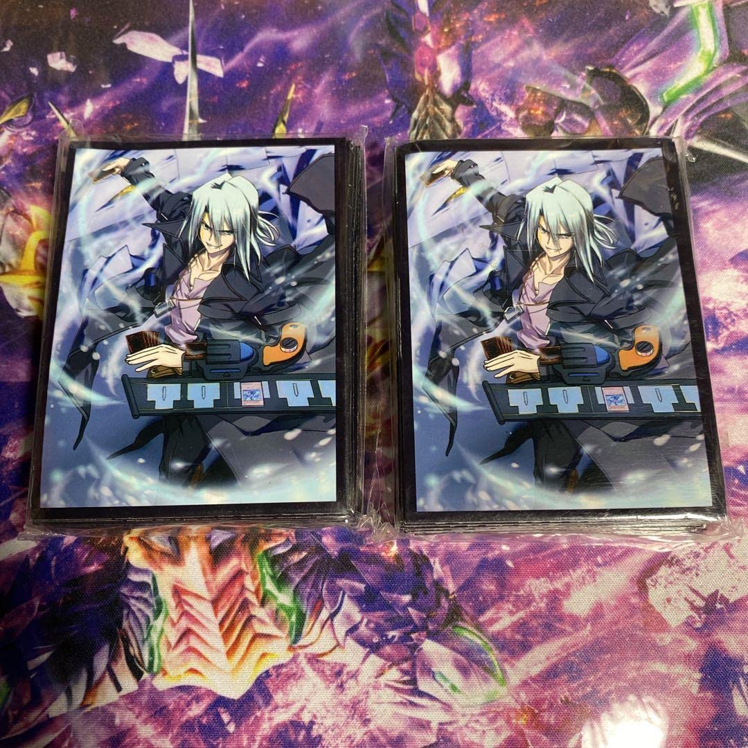 Amazon.co.jp: 遊 戯 王5d's 鬼柳京介 スリーブ 2個セット : 文房具