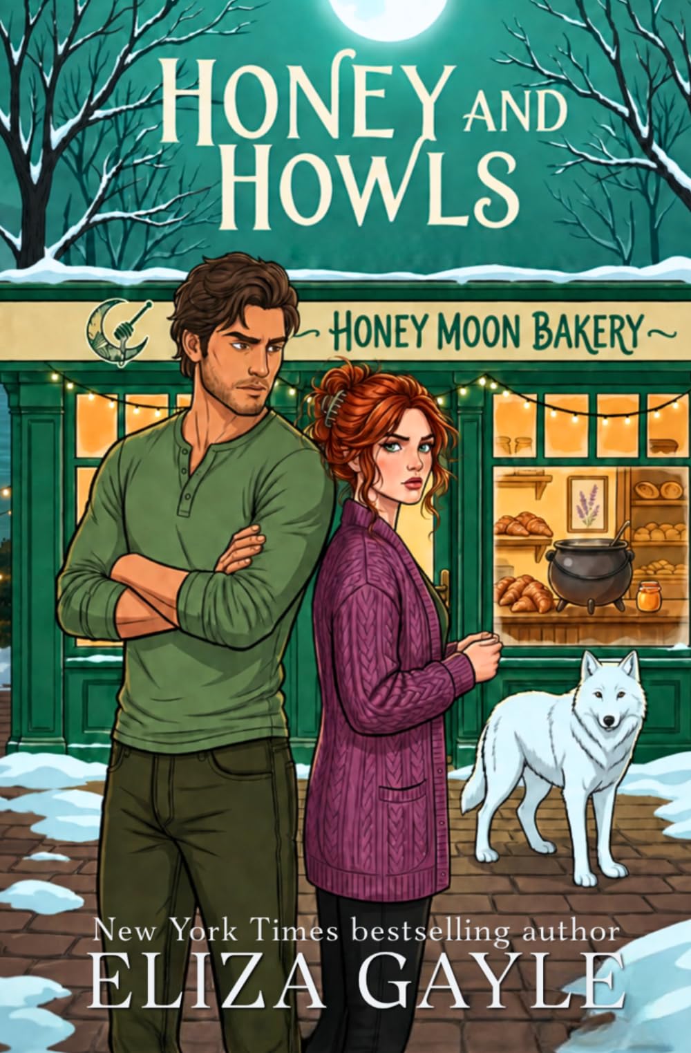 Honey and Howls: A cozy spicy fantasy paranormal wolf shifter and witch romance (Devils Point Witches)