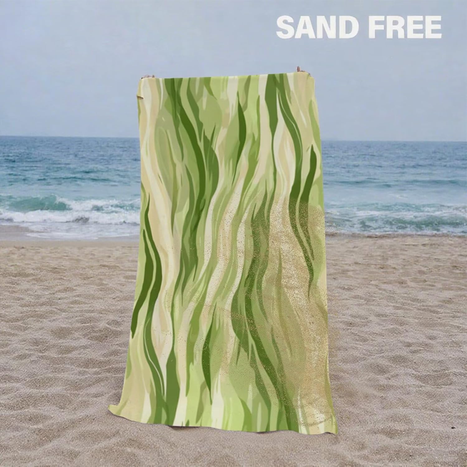 Beach Towel 90x180cm Bath Towels, Quick Dry Microfiber Towel, Sand Free, Super Absorbent, Lightweight, Compact Design, Towels for Bathroom Travel, Pool, Gym, Camping, Beach Vacation Essentials A2-105
