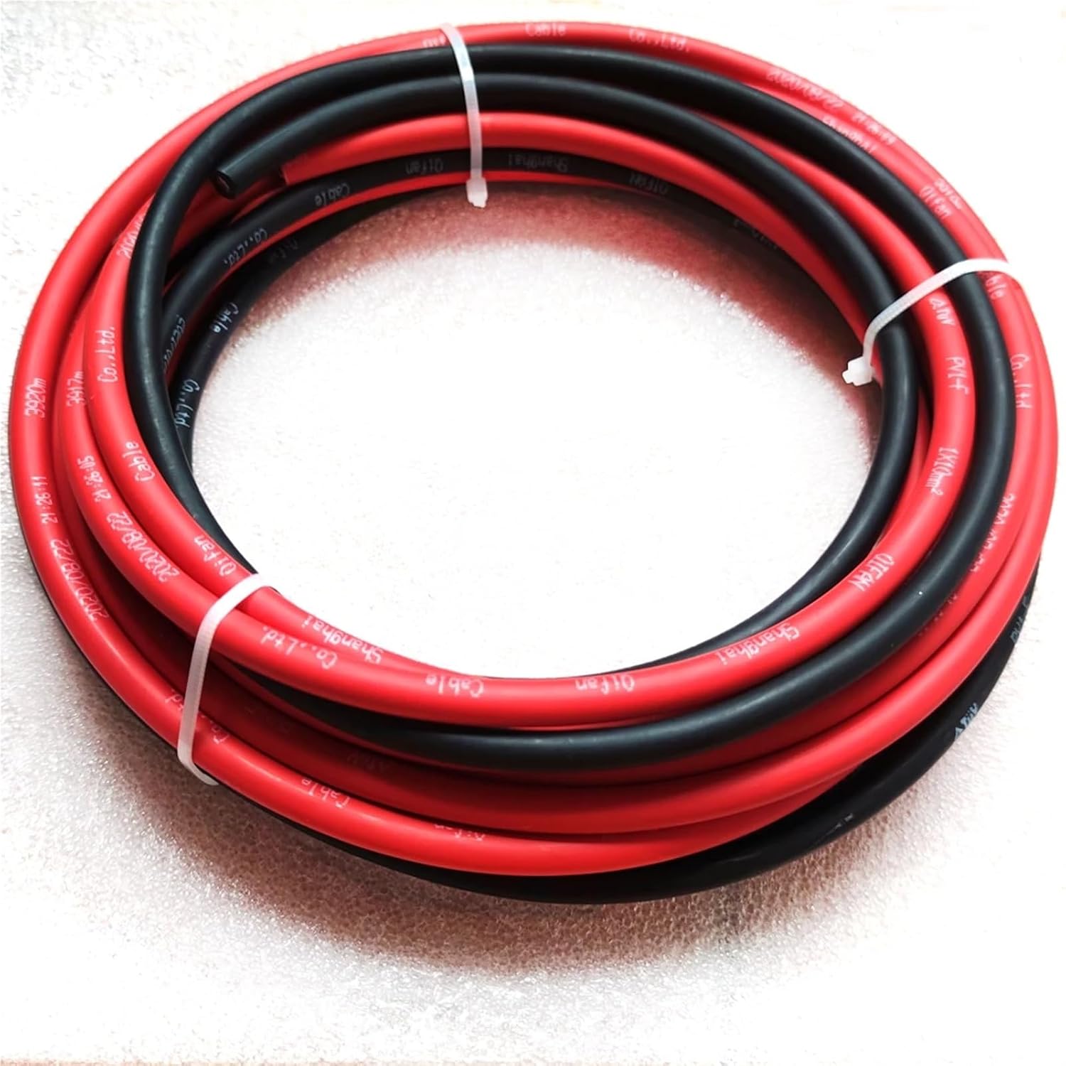 1M-30M Solar Panel Extension Cable 6/4/2.5/1.5 mm² 10/12/14/16 AWG Tinned Copper(Red Cable,15 Meter_12 AWG-4 Square)