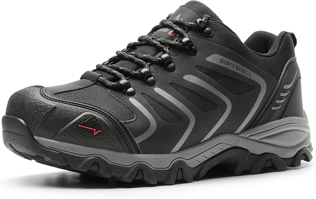 NORTIV 8 Men's Low Top Waterproof Hiking Shoes Outdoor Lightweight Backpacking Trekking Trails