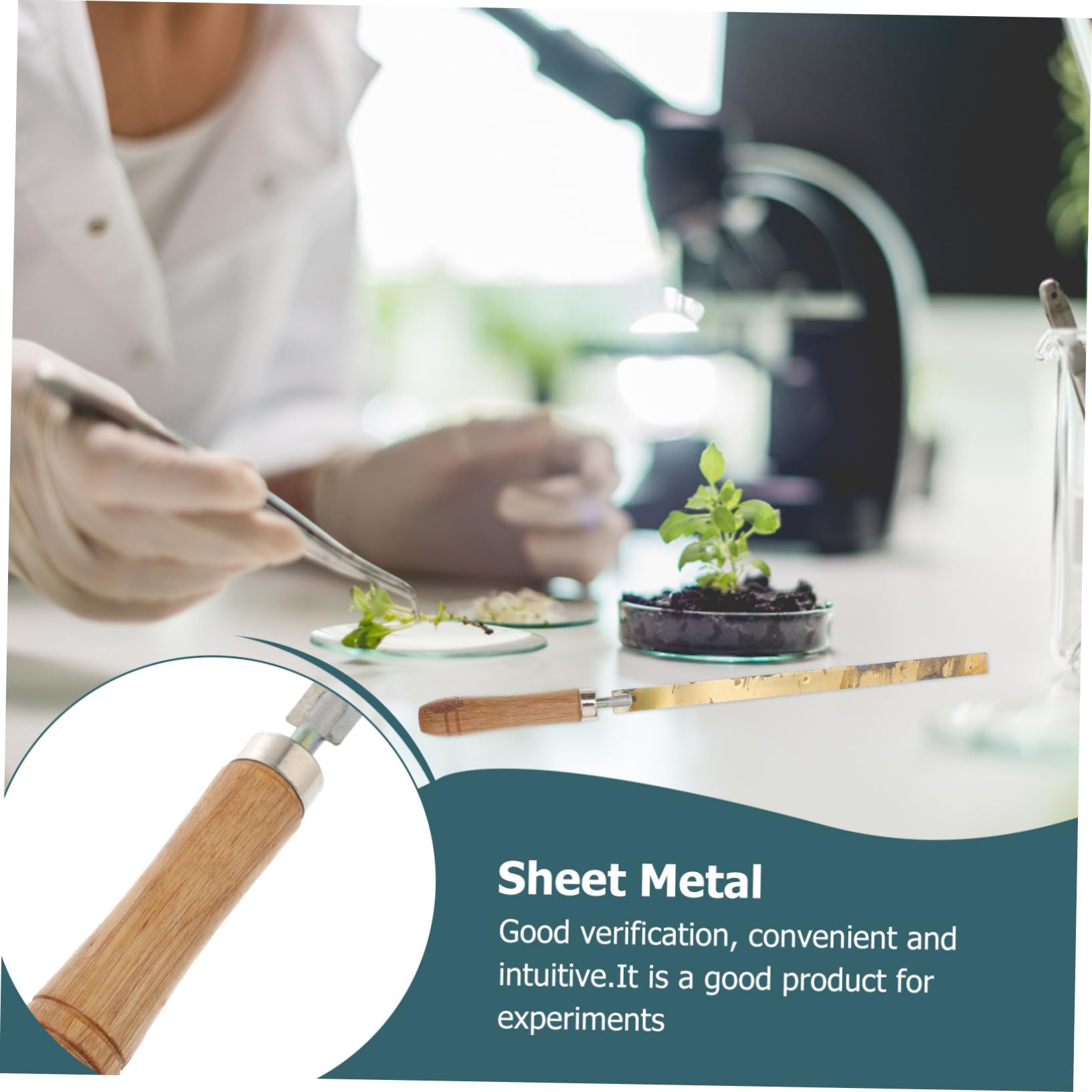 KICHOUSE Physics Experiment Sheet Metal Child Scientific Experiment Heat/Cold Contraction Kit