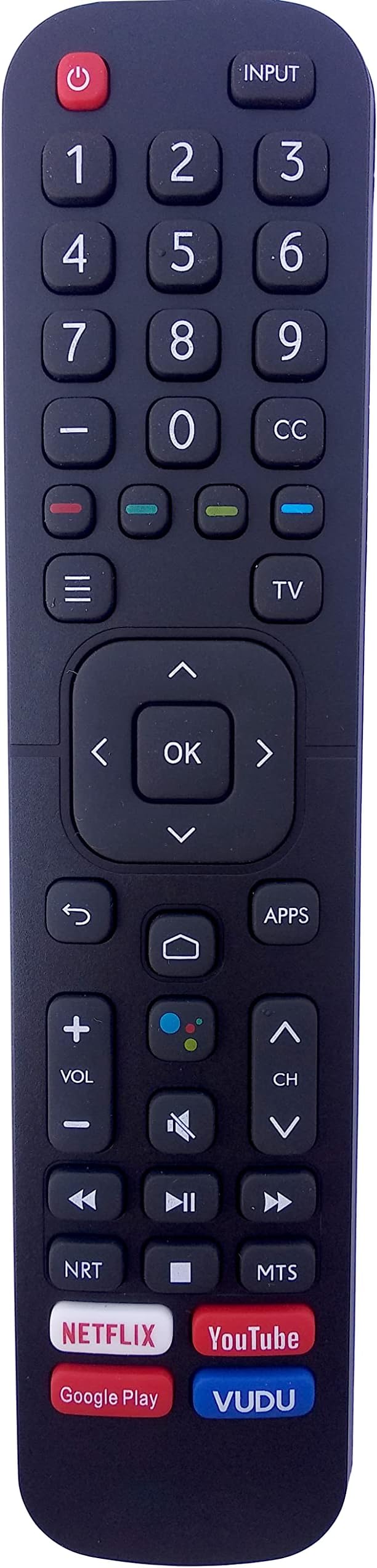 Gorilla babo Universal Remote Compatible for HISENSE 40H4F Series H5500F 32H5500F 40H5500F 32H5590F 40H5590F 40H5580F TV