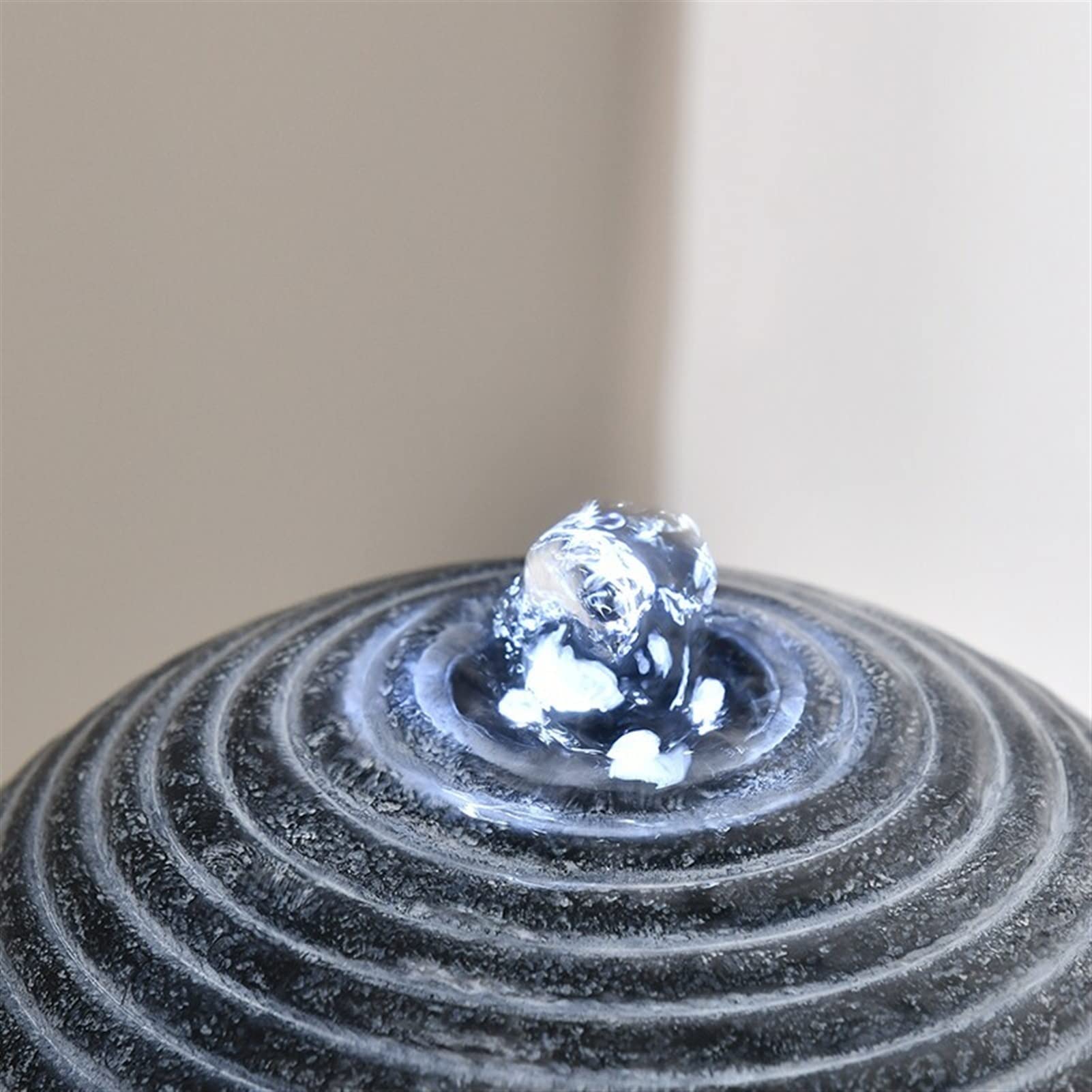 Fuente Decorativa de Interior Fuente de Escritorio Fuente de Mesa de relajación - Decoración de Mesa Interior - Fuente de Agua de circulación Simple Fuente de rocalla Hogar
