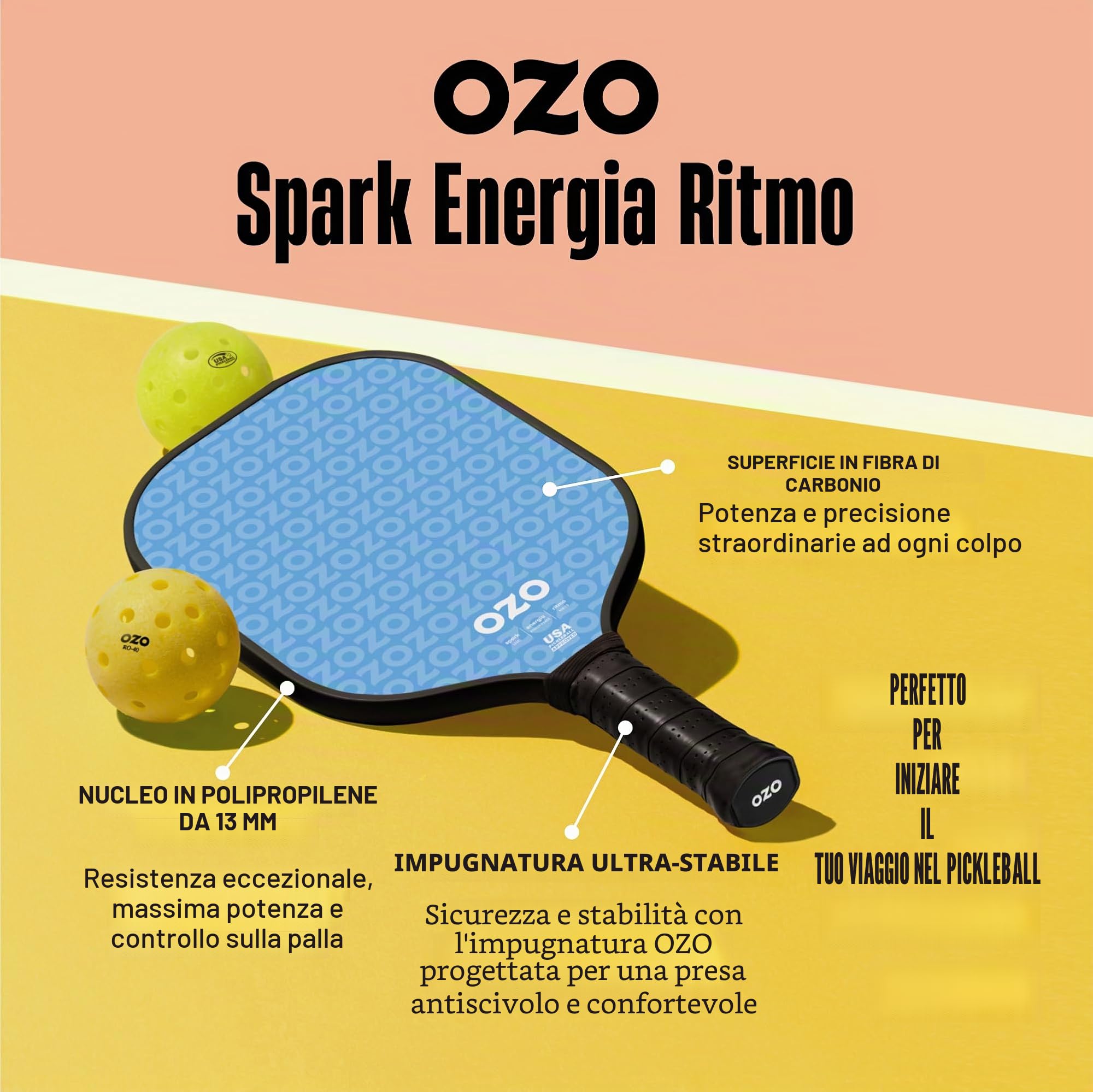 OZO Single Paddle, Unisex Adulto