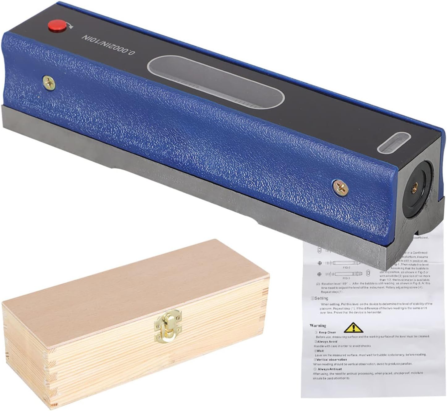 8 Inch Level Tool Precision Level for Machinist Tool Precision Cast Iron Body