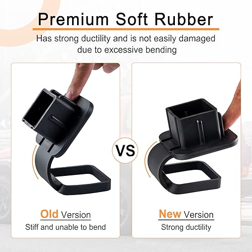 Miniatura 6 de Se adapta a cubierta de enganche de 2 pulgadas, inserto de enchufe de tubo de cubierta de enganche de remolque, accesorios exteriores del automóvil