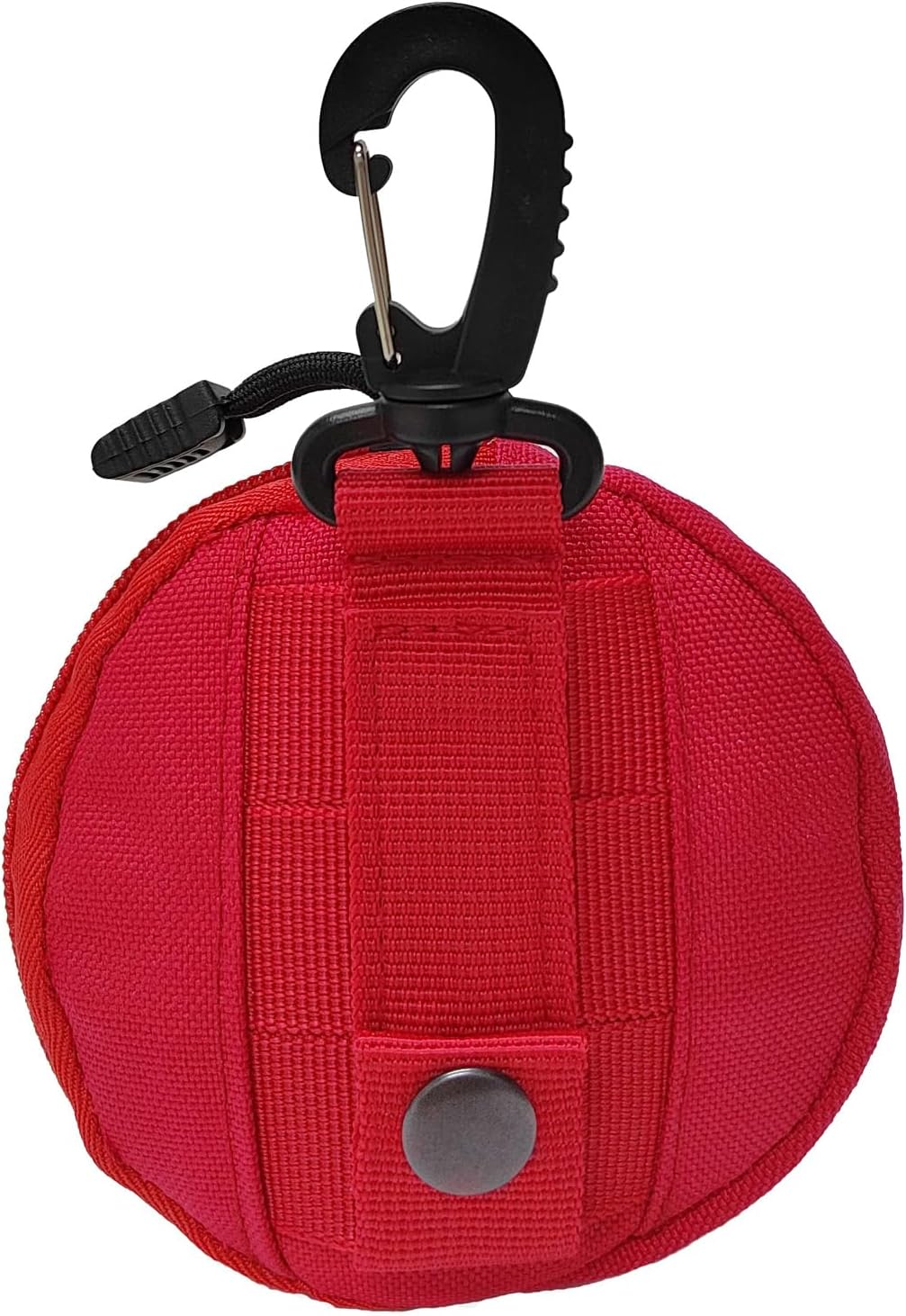 1000D Laser Cut Coin EDC Pouch Change Purse Tactical Round Zipper Bag image 5
