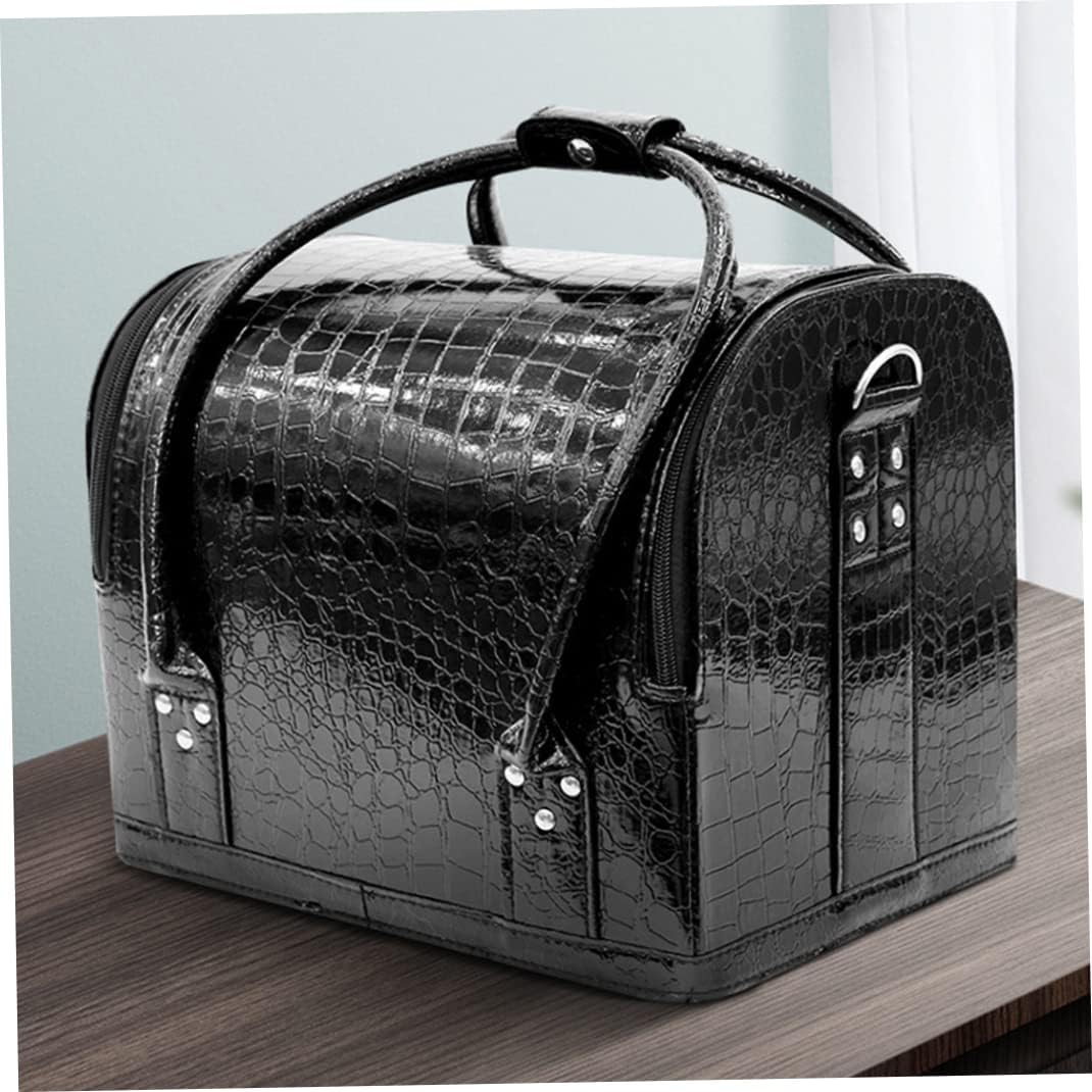 Cosmetic Case, Detachable Travel Makeup Box Waterproof Makeup Bag Organiser with Handle for Trip, Beauty Box Vanity Case